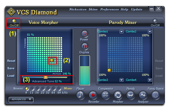 Fig 1: Voice Changer Software Diamond